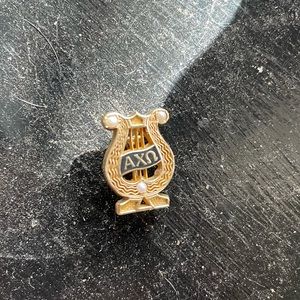 Alpha chi omega initiated member pin
